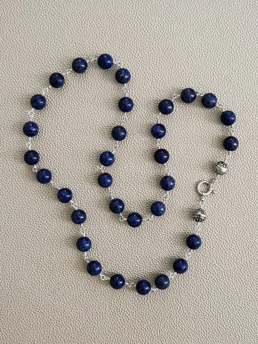 10MM LAPIS LAZULI NECKLACE-26